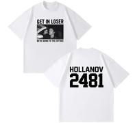 Heated Rivalry Camiseta Get In Loser We're Going To The Cottage Shane Hollander Ilya Rozanov T-Shirts Hombre/Mujer Algodón Informal Camiseta-White||XX_l