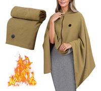 Heated Shawl Wraps For Women, Portable Heated Blanket, Usb Heateds Blanket, Winter Warm Shawl Heating Scarf With 3 Heating Levels, To Keep The Stomach, Knees & Legs Warm While Sleeping (Green)