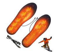 Heated Shoe Insoles - USB Powered Thermal | Insolas calientes de invierno reutilizables para hombres y mujeres, ideal para botas de caza, clima frío, camping al aire libre, esquí, senderismo, trabajo