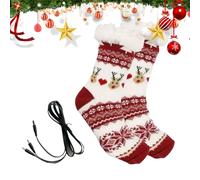 Heated Slipper Socks - Anti-Slip Winter Feet Clothes | Heated Slipper Socks For Men, USB Heating Foot Warmer, Winter Foot Warmer For Men Adults Home Office Apartment Cold Mornings