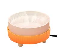 Heated Water Bowl For Dogs - 13,5 x 7 cm USB Powered Ceramic - Floating Thermal Water Feeder, Hygienic Cat Food Bowl, for Puppy Kitten Pet Chicken Duck Bird Indoor Outdoor Winter Home Apartment