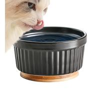Heated Water Bowl, Thermostatic Dog Dish, Ceramic Pet Feeder, Winter Pets Waters Dishes, Outdoor Heated Feeding Bowls For Indoor, Outdoors,1.5 Meters/59 Inches,400ml,220v,