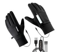 Heated Winter Gloves - USB Powered Touchscreen Thermal Hand Warmers