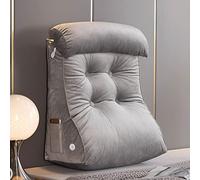 HEATHE Almohadas de Lectura,Almohada Lectura Lumbar Triangular,Cojín Cervical Ajustable y extraíble,Adecuado para Relajarse o Trabajar en la Cama/sofá/Suelo