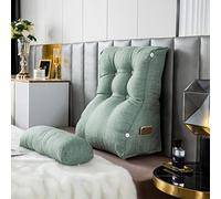 HEATHE Almohadas de Lectura,Almohadas lumbares,Cojín Triangular para sofá o Cama o como Respaldo para despacho,con Cremallera Fundas extraíbles