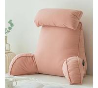 HEATHE Cojín de Lectura con Reposa Brazos,Almohada de Lectura Respaldo para Cama,con Almohada para el Cuello,Ideal como Respaldo para Leer o Jugar