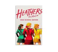 Heathers: The MusicalOil Painting Lienzo de impresión impermeable y resistente a las manchas, adecuado para cualquier estilo decorativo de dormitorio, sala de estar, oficina, estilo sin marco, 50 x 75
