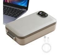 Heating Lunch Box Electric Food Warmer System, 900ml Portable Meal Heating Container Design, Durable Leak Resistant Lunch Heater Use, Home Office Construction Truck Trucking Car RV Camping Travel Dorm