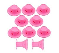 Heatless Curls, No Heat Overnight Hair Curler Set, Salon-Quality, Diseño de bajo mantenimiento, Sleep Curling Tools for Women, Soft Flexible Rollers for Natural Waves, Pack de 10, 4,8 x 4,8 x 4,8 x 4