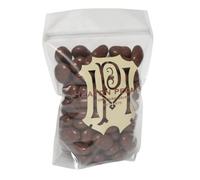 Heaton Pecans - Nueces cubiertas de chocolate con leche - Bolsa transparente con cremallera de 1 libra - Aperitivos, regalos de vacaciones y Navidad, ideas de cumpleaños, día de la madre, día de San