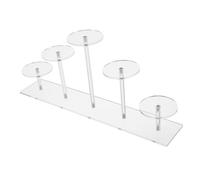 HEATSHAKING 1 Juego Soporte de Acrílico Transparente Multi para Joyería y Postres Organizador para Decoración Fiestas Aprovechamiento del Espacio Vertical
