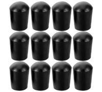 HEATSHAKING 12 Piezas Protector de Goma para Punta de Negra, Reduce Ruido Indeseable y Protege el Suelo, Ajuste para Músicos en Práctica o Actuación