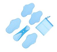 HEATSHAKING 1juego Compresas Sanitarias Reutilizables Para Mujeres Almohadillas Menstruales Lavables Protección y Diseño De Botón Para Uso Diario y Postparto