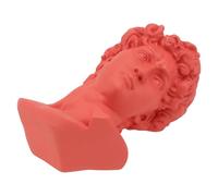 HEATSHAKING 1pieza Estatua Decorativa de Resina David Escultura Artística Europea Adorno Elegante para Hogar y Escritorio Busto Color Coral Diseño Creativo y Detallado para Decoración