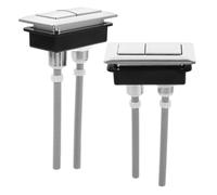 HEATSHAKING 2 Piezas Botón de Descarga para Inodoros de Doble Rectangular