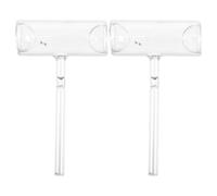 HEATSHAKING 2 Tubos de Sublimación de de Sello Hermético, Material Sintético, sin Fugas Laterales para Físicos Adecuado para Demostraciones en Varios estilos Varios estilos