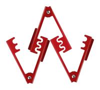 HEATSHAKING 3 Alicates de Metal Rojos para Quitar Espinas Rosas Flores | Hierro, Pack de 3 Piezas, Diseño Colorido y Ligero, para Huerto y Floristería