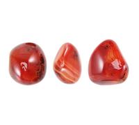 HEATSHAKING 3 Piezas de Piedra de Ágata Sardonyx Natural Irregular para Meditación y Decoración del Hogar, Propiedades de Intuición y Habilidades Psíquicas Color Aleatorio