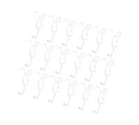 HEATSHAKING 30piezas Clips Transparentes para Cortinas Diseño Oculto Soporte para Valance De Persianas Horizontales Accesorios De Ventana Duraderos y Elegantes