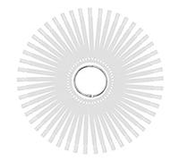 HEATSHAKING 50 piezas Muestrario Uñas Transparente con Anillo para Practicar Decoración y Pintar Esmalte Nails Art