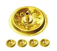 HEATSHAKING 5piezas Mecha Metal Soporte Repuesto para Lámparas De Aceite Querosenos para Uso Altares y Decorativas