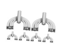HEATSHAKING 6 Ganchos de Garra Ligeros Regular Tensión para Bombo de Aleación de Zinc Pack de 6 Color Plata para Uso en Exteriores Batería