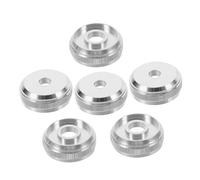 HEATSHAKING 6 Piezas Nuez Pequeña para Botones de Válvula de Trompeta Tapas de Válvulas de Reemplazos de Tornillos Cubiertas Superior Inferior de Reparación para Pistón de Trompeta