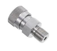HEATSHAKING Adaptador Rápido Conector Hembra y Macho de Acero Inoxidable y Sello Embebido Manguera Trenzada Gruesa para Inflado para Bomba de Alta Presión