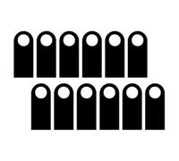 HEATSHAKING Adornos Colgantes Elementos Decorativos para Puerta de Madera Negra 12 que Crea Ambiente Alegre para Oficina y Fiesta