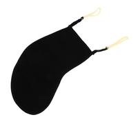 HEATSHAKING Almohadilla Para Barbilla De Violín De Felpa Transpirable Negro, Accesorio Ligero y Práctico Para Protección Del Mentón Interpretación Musical