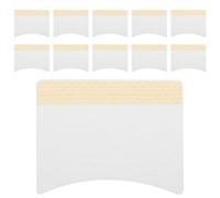 HEATSHAKING Almohadillas Desmaquillantes de Algodón para Ojos y Rostro 40 Discos Cuadrados sin Pelusa Adhesivos para Extensiones Uso en Salón y Viaje