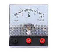 HEATSHAKING Amperímetro de Doble Escala 0.6a y 3a de Corriente Eléctrica Equipo Práctico de Plástico para de Física para Educación y