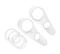 HEATSHAKING Anillo Calidad Coche en de para Audio Plástico Adaptador Blanco la Soporte Que Mejora para Altavoces de, Adecuado para Equipos de Automotriz