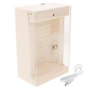 HEATSHAKING Caja Deshumidificadora para Inalámbricos y Amplificadores de Oído, Diseño Usb, Material Plástico Blanco, Secado Silencioso Adecuado para Viajes y Mesitas de Noche