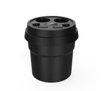 HEATSHAKING Cargador de Coche Portavasos Negro, Doble Conexión USB y Dos Tomas de Encendedor, Material Abs, Carga Rápida para Dispositivos en Vehículo Color Aleatorio