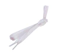 HEATSHAKING Cordones de Tela Resistente Zapatillas Deportivas Blancos Purpurina para Planos y 1,1m, Ideales para Proyectos DIY y Calzado Deportivo