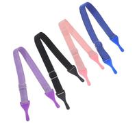 HEATSHAKING Cuerdas para Colgar Gafas Elásticas Ajustables para y Niñas, 4 Unidades Resistentes y Ligeras, Accesorios Prácticos para Evitar Pérdidas en Actividades Diarias Color Aleatorio