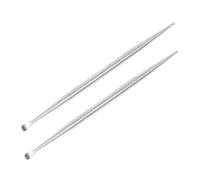 HEATSHAKING Detector De Puntos De Del Oído 2 Piezas De Inoxidable Doble Cabeza Herramienta De Masaje Auricular Duradera Para Diagnóstico Clínico y Uso Doméstico