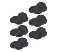 HEATSHAKING Discos de Lijado Negros de Carborundum para Eliminar Callos en Pies, 120 Piezas para Removedor de Durezas Cómodo y Profesional