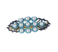 HEATSHAKING Elegantes Pasadores Vintage con Perlas Horquillas Tradicionales Chinas Hechas Mano Accesorios de Cabello con Clip de Resorte para Mujer y Niña para Bodas y Atuendos Clásicos