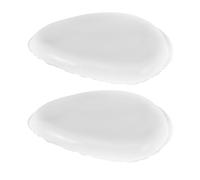 HEATSHAKING Esponjas 2 Piezas de Maquillaje Transparentes de Silicona para Diseño y Uso en Húmedo Base Líquida y para Retoques y