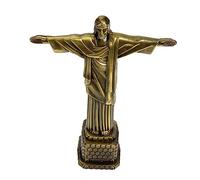 HEATSHAKING Estatua De Jesús Relieve De Antiguo Adorno Religioso para Decoración De Iglesia Hogar y Oficina Figura Cristiana De Jesús para Sala De Estar y Dormitorio