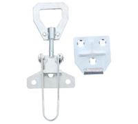 HEATSHAKING Herramienta de Apicultura Conector de Colmena Pestillo Caja de Herramientas del Camión Acero Galvanizado Plata para Caja de Colmena, Apicultura y Tiendas