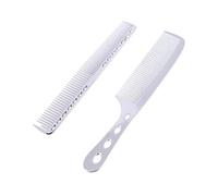 HEATSHAKING Juego De 2 Peines De Peluquería De Aluminio Cortapelo Pequeño, Peine Desenredante Para Hombres y Mujeres, Herramientas Para Corte y Peinado Profesional, Uso En Salón y Doméstico
