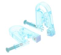 HEATSHAKING Kit Desechable de 2 Pistolas para Perforar Orejas, Herramienta Segura y Ligera Aguja, Apta Adultos, Adecuado para Uso en Salón y Hogar, Fácil de Usar, para Piercing Rápido y