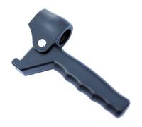 HEATSHAKING Mango de Bastón Antideslizante Negro Diseño Humanizado, Plástico Duradero y Forma Ergonómica para Mayor Comodidad en Palos de Caminar de 22mm
