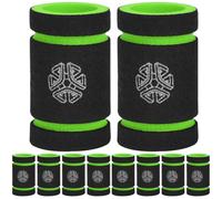 HEATSHAKING Protectores de Agarre para Tatuajes de Esponja Elástica 30 MM Diámetro Interior 22 MM Antideslizantes Absorbentes de Sudor Color Verde Pack de 10 Unidades Suministros para