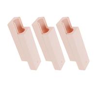 HEATSHAKING Rodillos Redondos para Arcilla Polimérica, Moldes de Plástico Resistentes para Hacer Pendientes y Collares, 3 Piezas Ideales para Manualidades y Joyería
