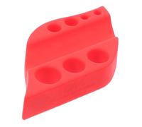 HEATSHAKING Soporte de Herramientas de Silicona para Tatuaje y Portavasos de Pigmento Rojo, Organizador Pequeño Multiusos para Salón Profesional Portatintero y Espacio para Hisopos