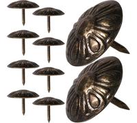 HEATSHAKING Tachuelas Metálicas para Tapicería de Muebles Vintage, 50 Piezas, Color Azul Antiguo, Clavos Decorativos para Sofás, Sillas y Tableros, Accesorios Resistentes y Decorativos